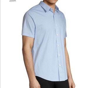 NWT Theory short sleeve button down shirt